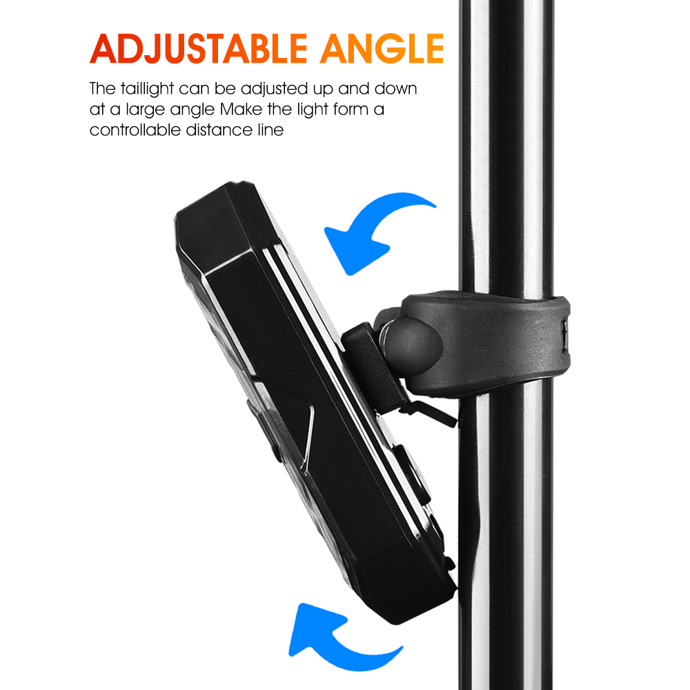 Đèn xi nhanh xe đạp phía sau USB điều khiển không dây, dễ vận hành