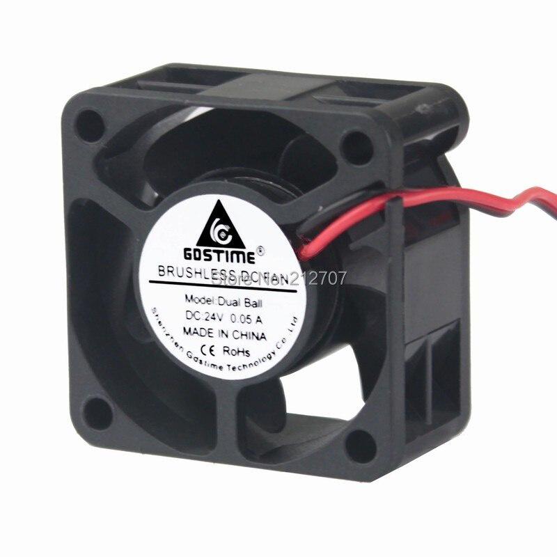 1 Quạt Tản Nhiệt Mini 40x40 X 20mm Dc 24v 2pin 40mm Cho Máy Tính