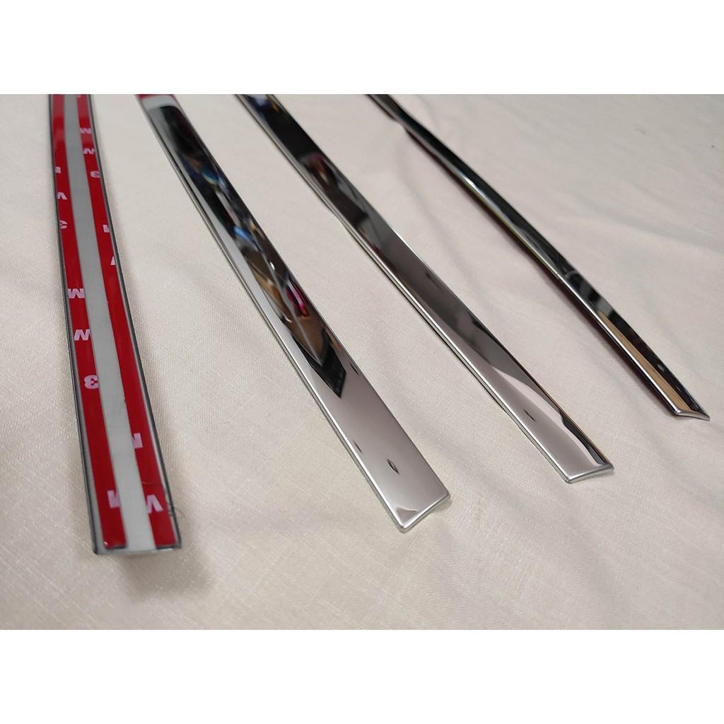 Viền Cong + Nẹp Chân Kính Dành Cho Xe Honda City 2021 Chất Liệu Inox Cao Cấp