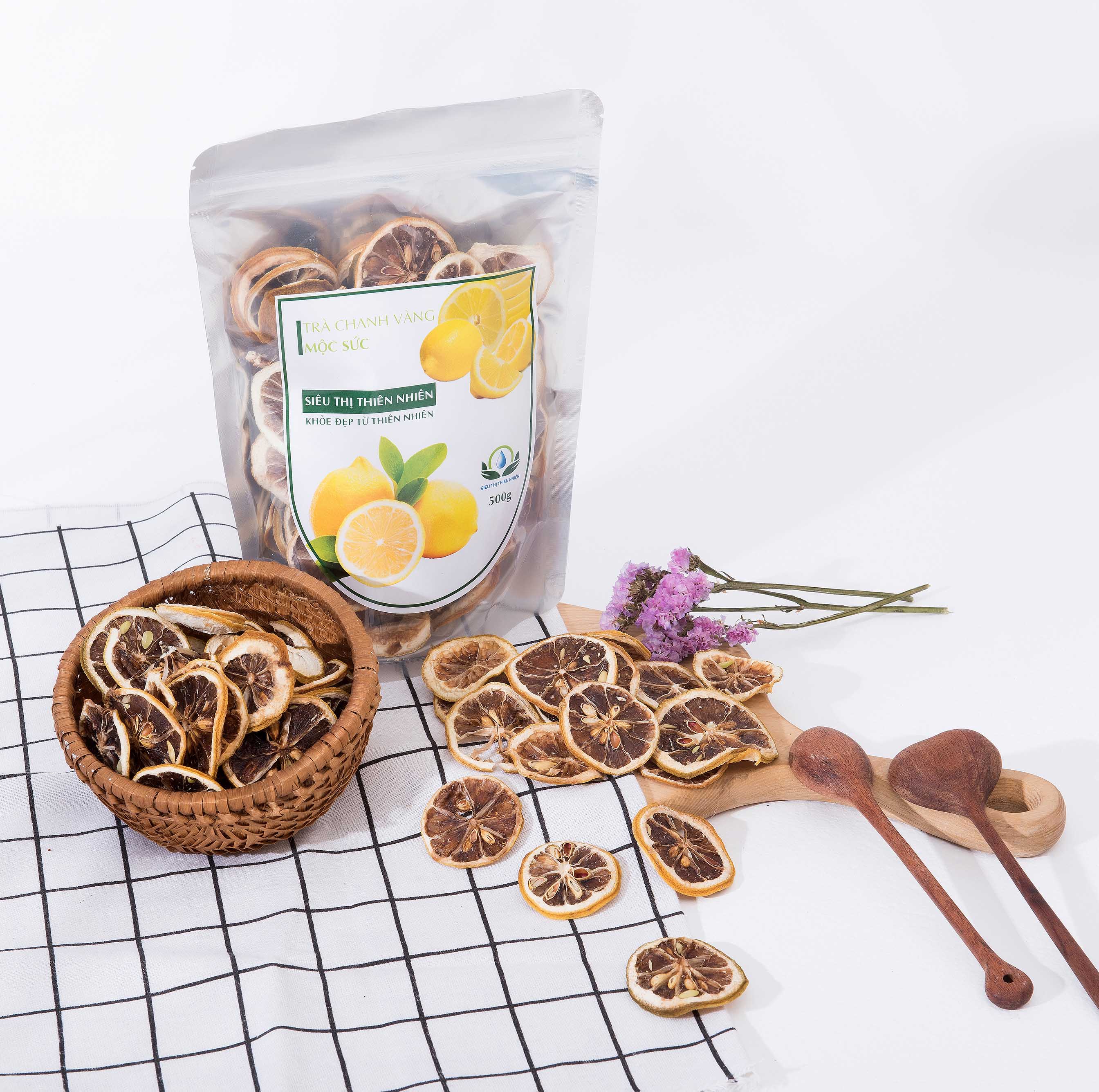 Chanh Vàng Thái Lát Sấy Khô Mộc Sắc 100g