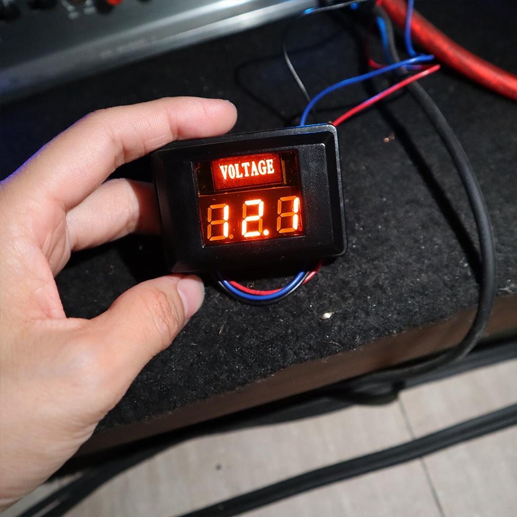 12V Voltage Tester Gauge for Car Motorbike High Performance