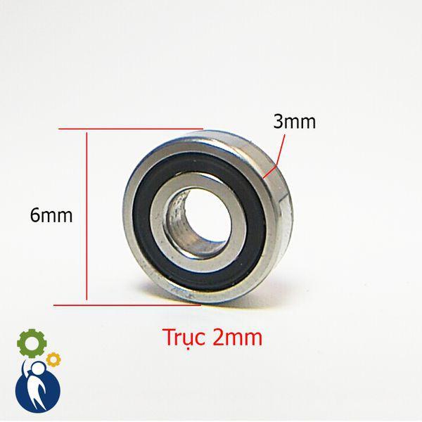 Vòng Bi Trục 2mm Kích Thước 2x6x3mm