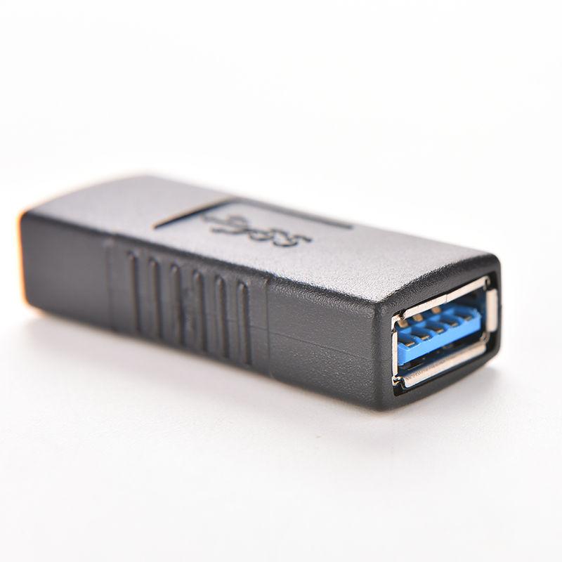 USB 3.0 Female to Female Connector Adapter Coupler Gender Changer Hub Useful