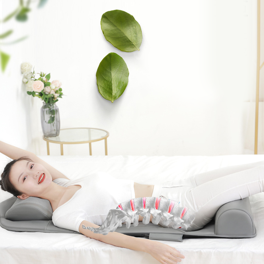 Đệm Massage SK008 Toàn Thân Cao Cấp, Nệm Mát Xa Sử Dụng Công Nghệ Mới Massage Túi Khí - Máy Massage Toàn Thân Màu Đen