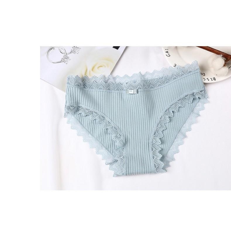 Quần lót nữ sợi bông viền ren