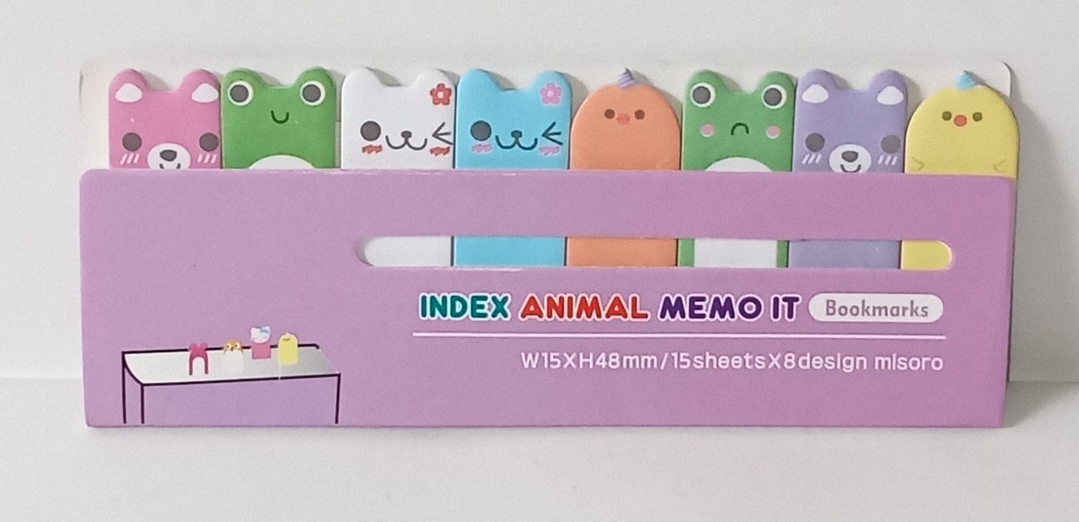 Giấy Đánh Dấu Trang Index Animal Memo It( Mẫu Ngẫu Nhiên )