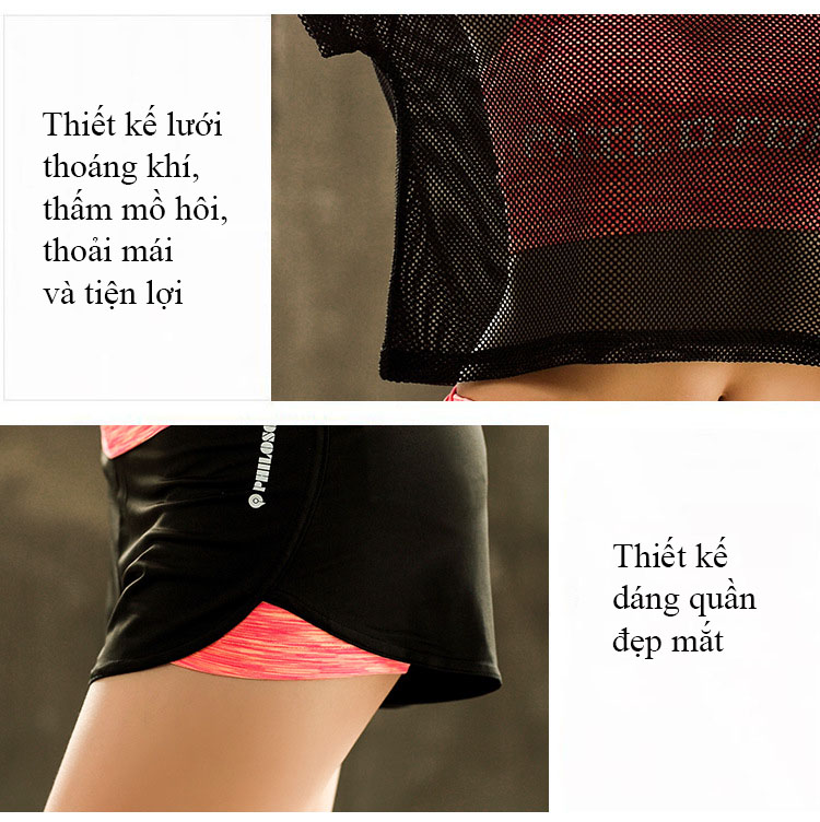 Set Bộ 3 đồ quần áo thun thể thao nữ áo ngoài zen  năng động ( Đồ Tập Gym, Yoga, Aerobic ) mã 8808