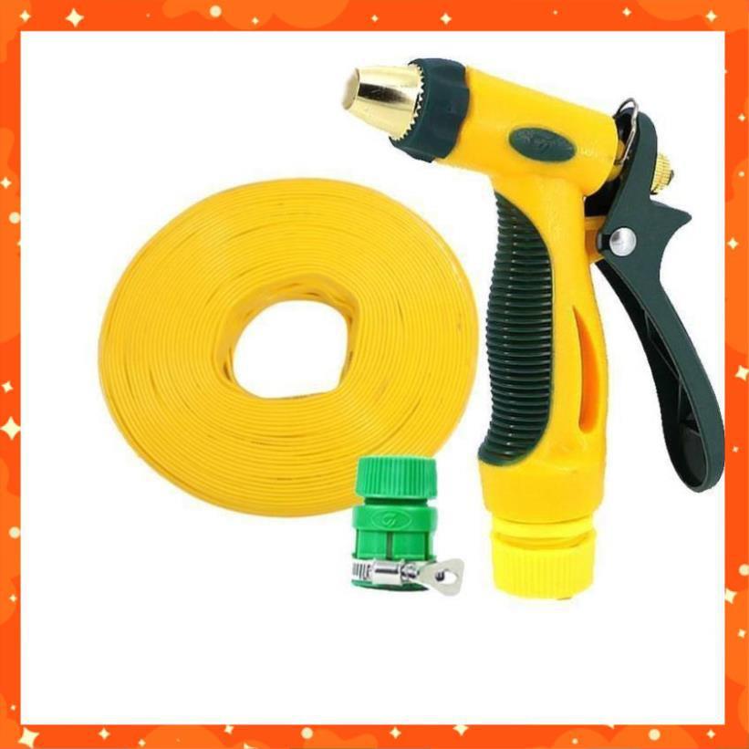 Bộ dây vòi xịt nước rửa xe,tưới cây tăng áp 3 lần 7-10M 206317
