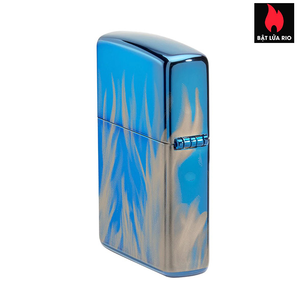 Bật Lửa Zippo 49469 – Zippo Harley-Davidson 360° Flames High Polish Blue