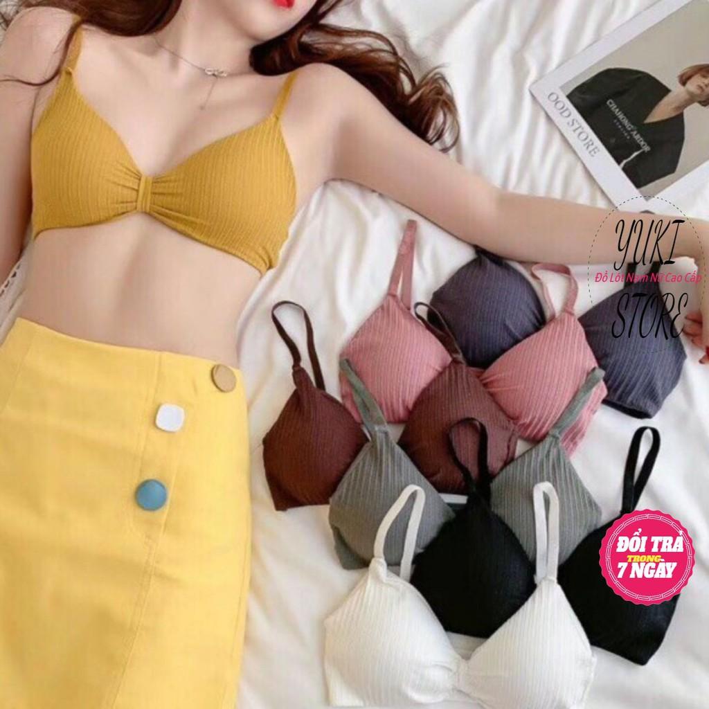 Áo Bra Cotton Nơ Bra Nữ Đẹp