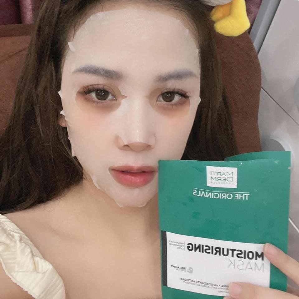 Mặt nạ dưỡng ẩm, phục hồi da - MartiDerm The Originals Moisturising Mask Full hộp 10 miếng