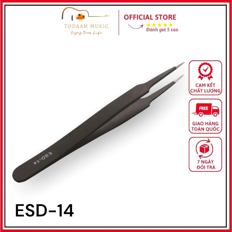 Nhíp đa năng ESD-10 hàng nhập khẩu , nhíp gắp linh kiện điện tử, guitar electric, nhíp gắp lông mi, nhíp gắp đá