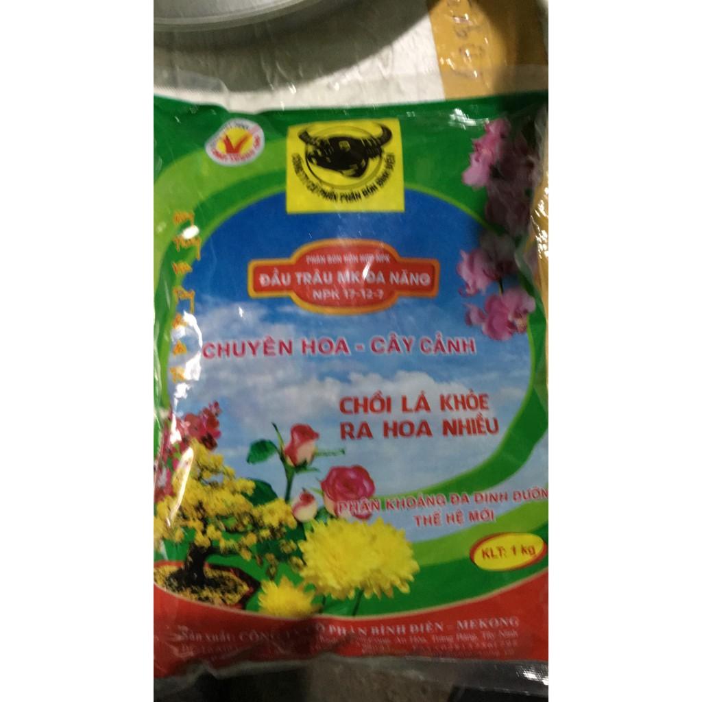 Phân bón Đầu trâu Đa Năng NPK 17-12-7 túi 1kg