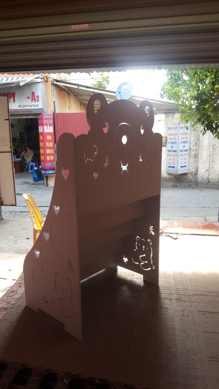 Kệ sách Gấu 2 đựng đồ đa năng