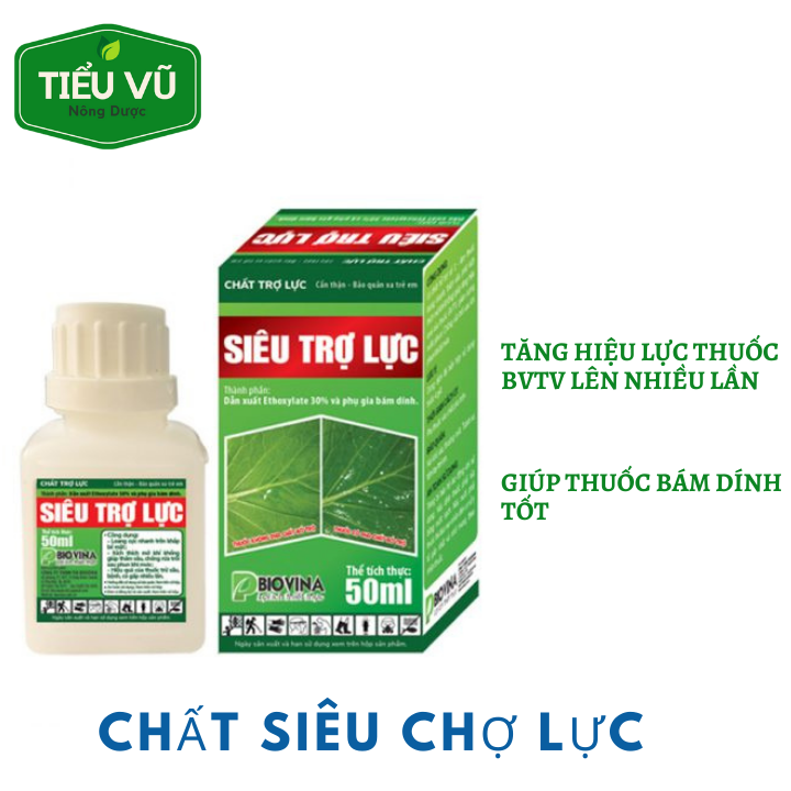Chất bám dính, trợ lực trong nông nghiệp