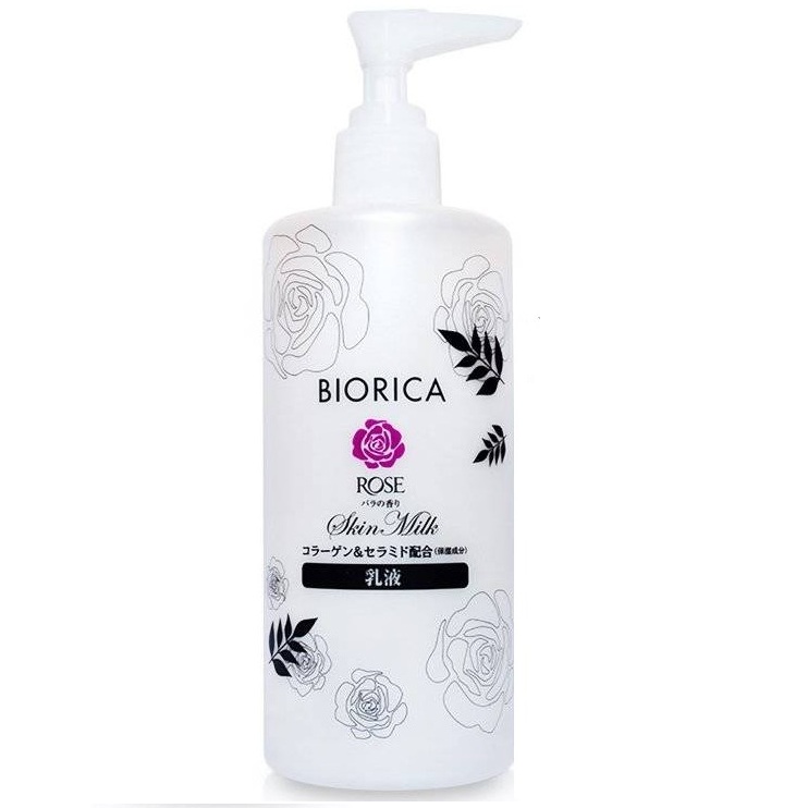 Combo sữa dưỡng thể dành cho mặt và toàn thân Biorica Rose  Nhật bản ( 300ml)