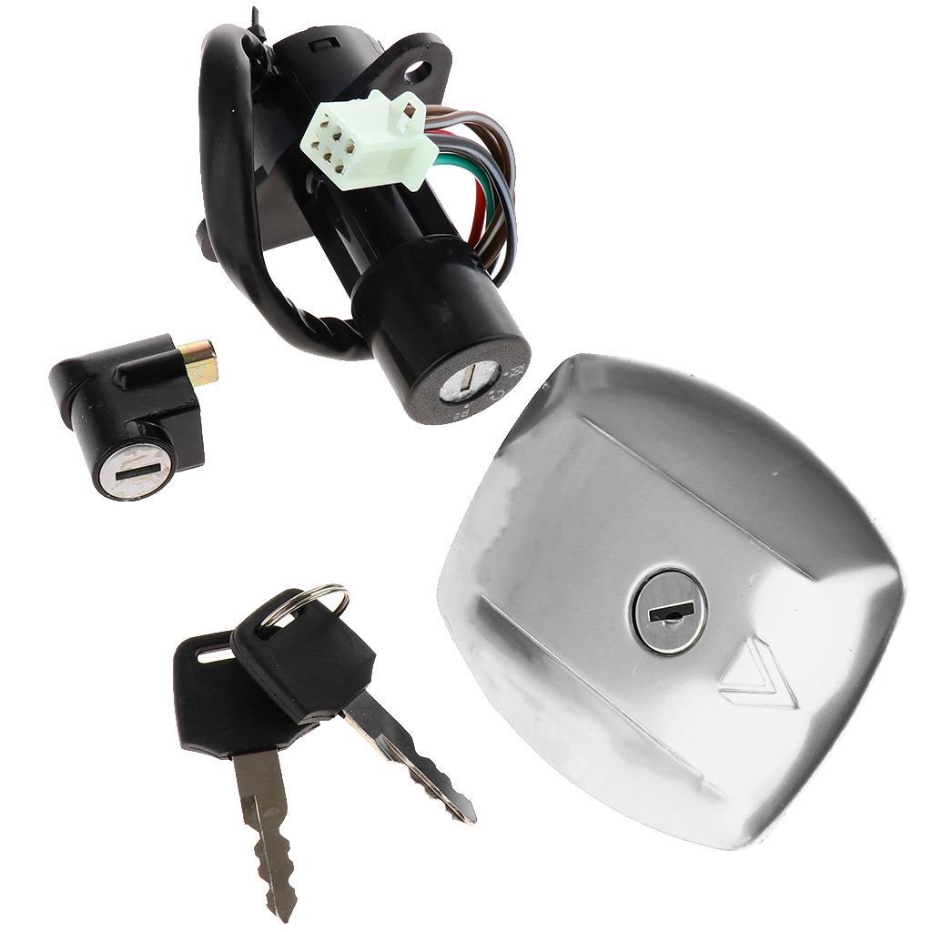 Ignition Switch Key Lock Gas Tank Set Water Resistance for Suzuki GS125