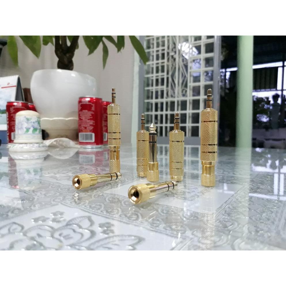Jack chuyển đầu 6.5mm sang 3.5mm & 3.5mm sang 6.5mm | Jack chuyển đổi Guitar |