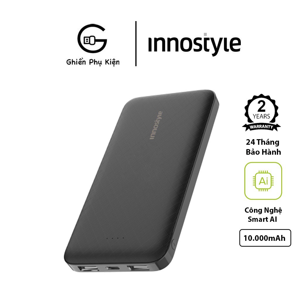 Sạc Dự Phòng INNOSTYLE SMART AI 10000MAH – Hàng Chính Hãng