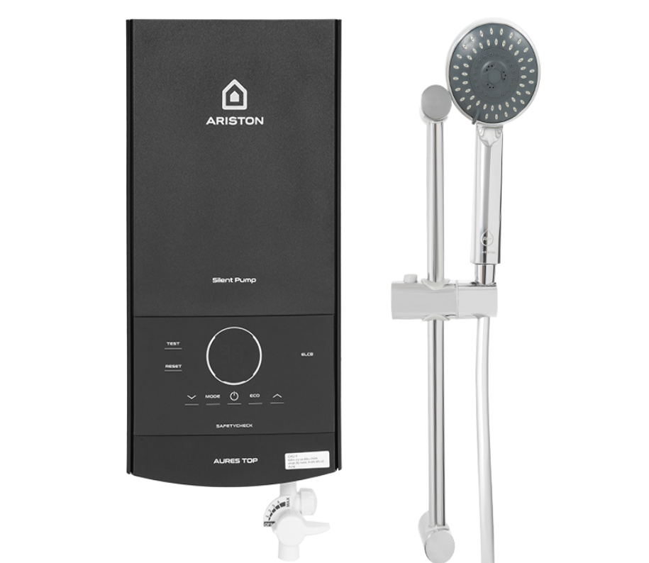 Máy nước nóng trực tiếp Ariston 4500W AURES TOP 4.5P Mẫu 2022 - hàng chính hãng