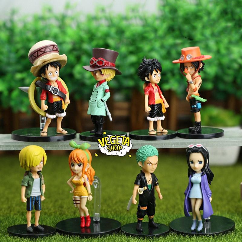 Mô hình One Piece Stampede - 8 nhân vật tự chọn Luffy Zoro Nami Robin Sanji Ace Sabo - Băng hải tặc mũ rơm - Cao 8,5cm