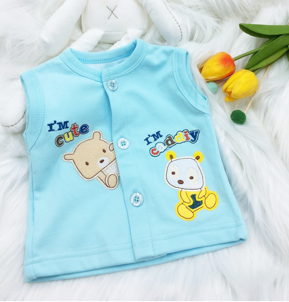 ÁO GHI LÊ 100% COTTON MÀU NGẪU NHIÊN CHO BÉ