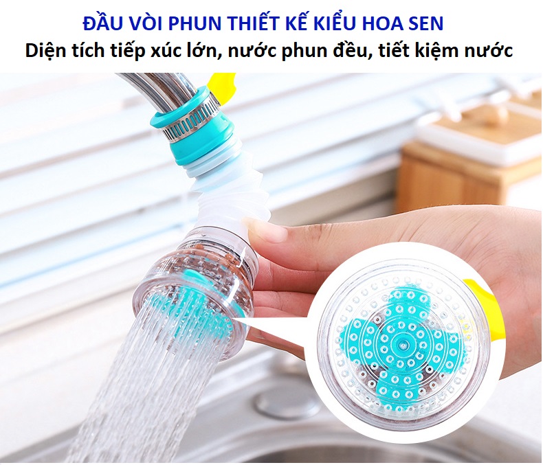 COMBO 2 ĐẦU LỌC NƯỚC NGAY TẠI VÒI XOAY 360 ĐỘ - SIÊU TIỆN LỢI ĐEM LẠI NGUỒN NƯỚC TINH KHIẾT - (MÀU NGẪU NHIÊN)