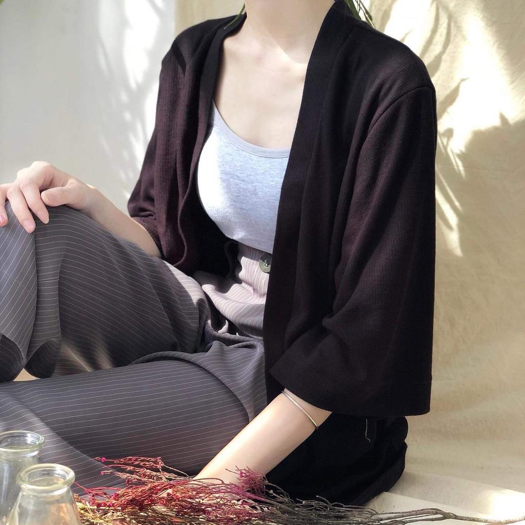 ÁO KHOÁC KIMONO LEN TĂM SIÊU TRẺ TRUNG
