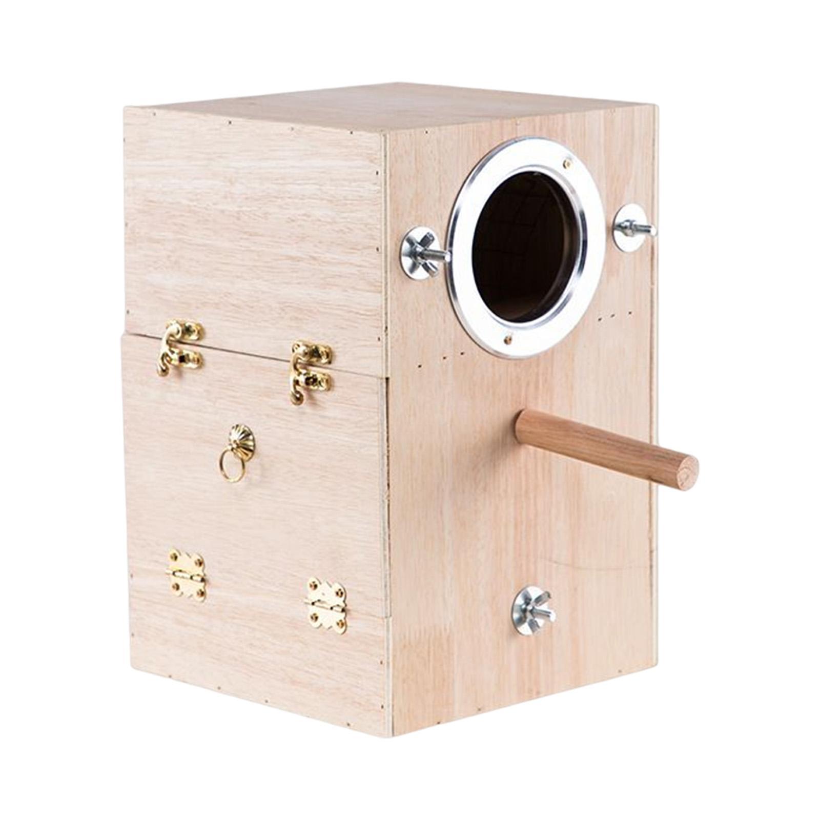 Parrot Breeding Box Parakeet  Bird House Hatching for Lovebirds