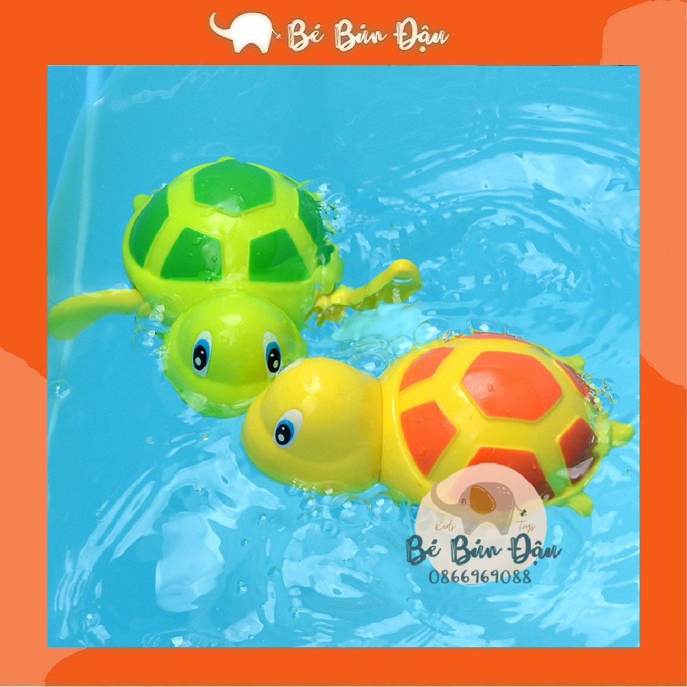 Rùa Bơi Vặn Cót - Đồ Chơi Cho Bé Thả Bồn Tắm Chất Liệu Nhựa ABS An Toàn