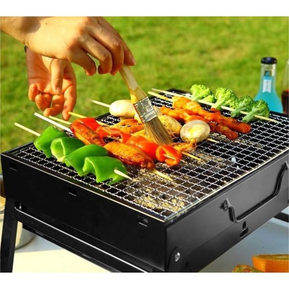 Bếp Nướng Than Hoa (than củi) Vuông Không Khói BBQ