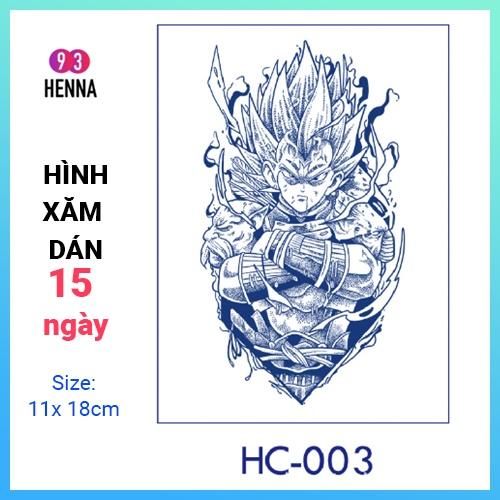 Hình Xăm Dán Tạm Thời Thảo Dược 15 Ngày mã HC003