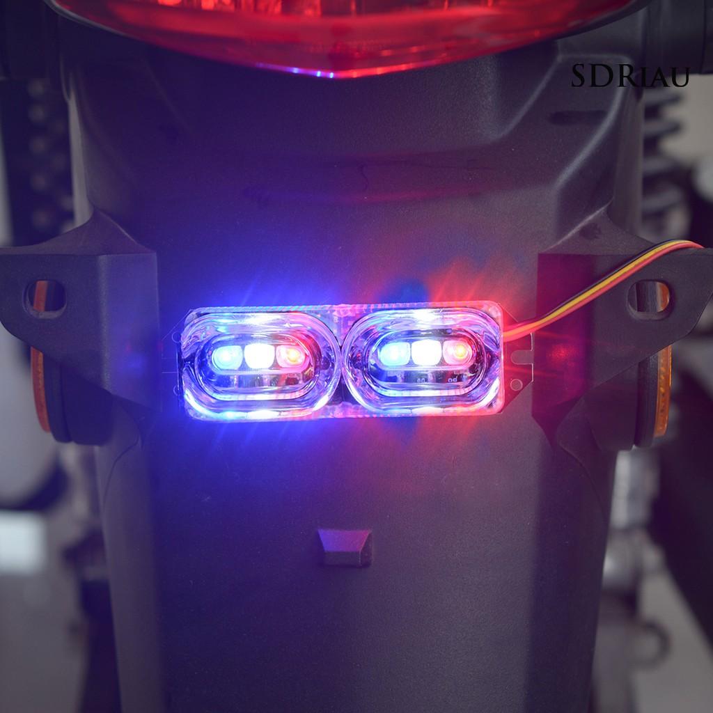 Đèn Cảnh Báo Gắn Đuôi Xe Mô Tô 9-80v