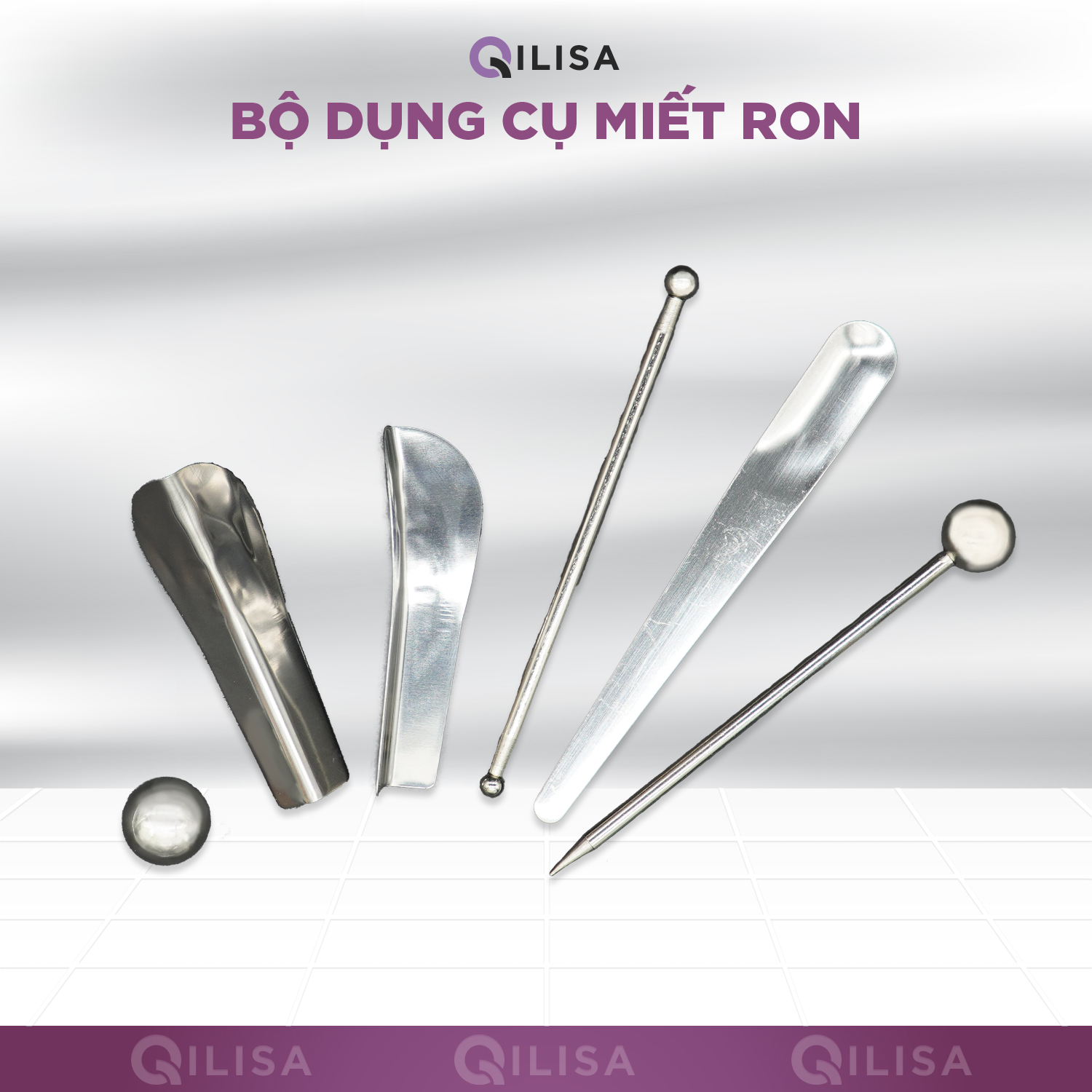 Bộ Miết Ron Gạch Keo Chà Ron QILISA