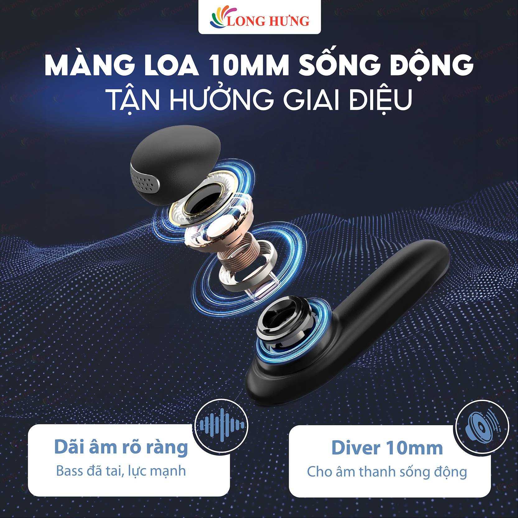 Tai nghe Bluetooth True Wireless Havit TW907 SE - Hàng chính hãng