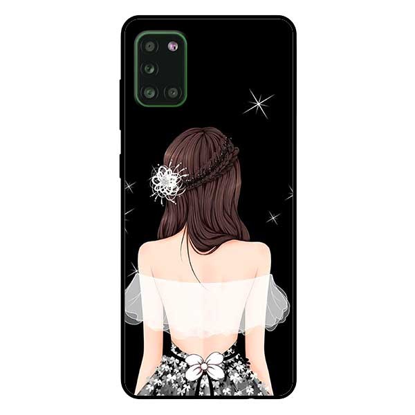 Ốp lưng dành cho Samsung A31 mẫu Cô Gái Áo Trắng