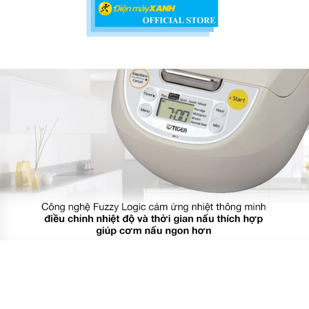 Nồi cơm điện tử Tiger 1.8 lít JBV-S18W - Hàng Chính Hãng