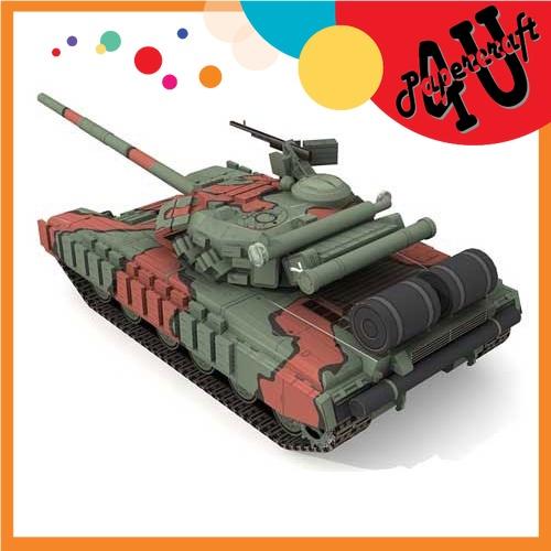 Mô hình giấy xe tank T64B tỉ lệ 1/35