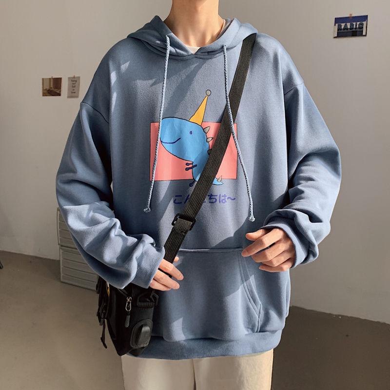 Áo Khoác Nam Tay Dài Có Nón In Hình Khủng Long 3 Màu Cỡ Size từ M đến 5XL