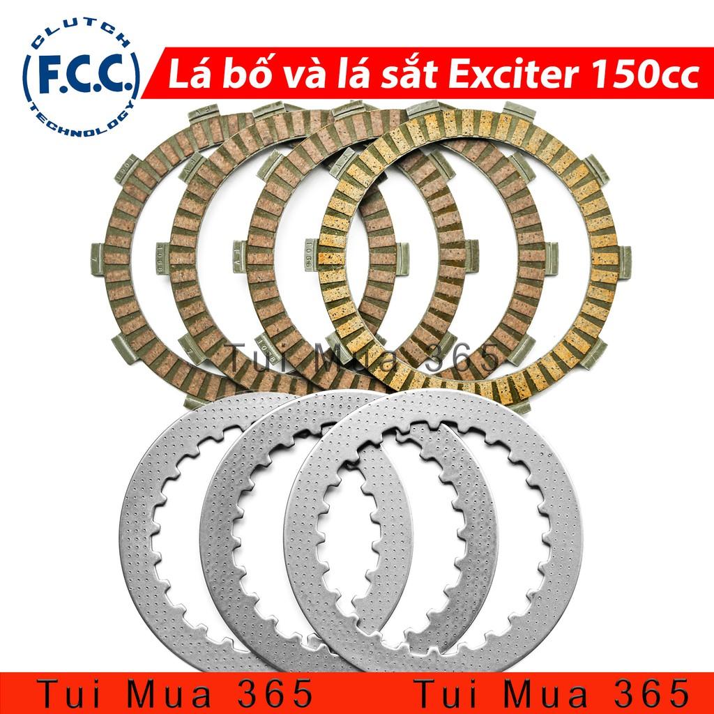 Full bộ Lá bố nồi và Lá sắt zin FCC Yamaha Exiter 150