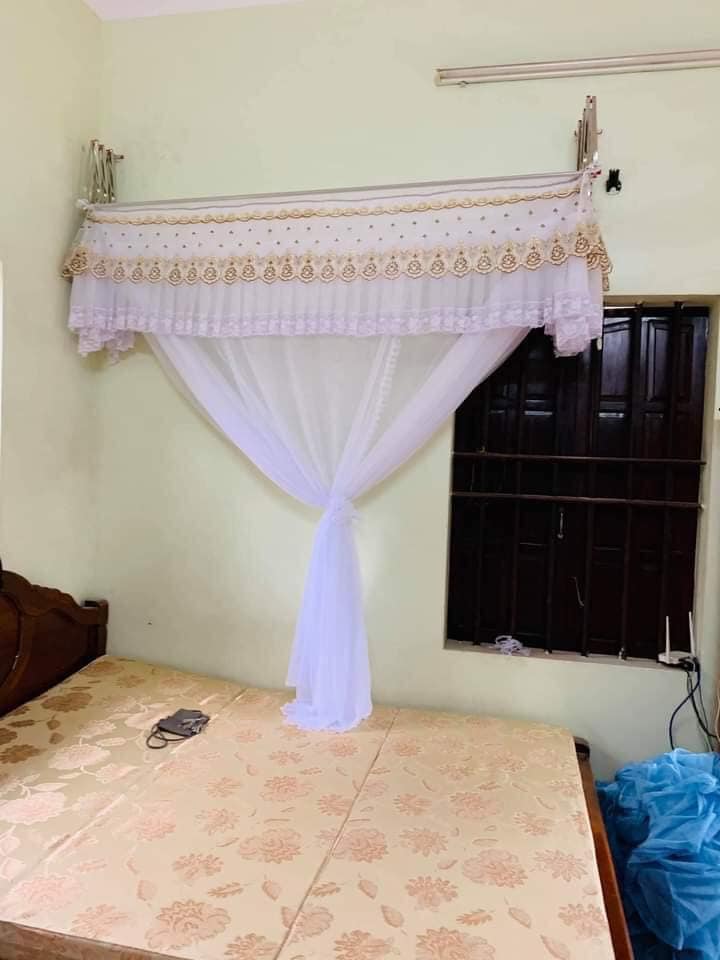 Chỉ màn không kèm khung, màn xếp gọn tiên dụng vải tuyn lạnh loại đẹp, hàng Việt Nam chất lượng cao