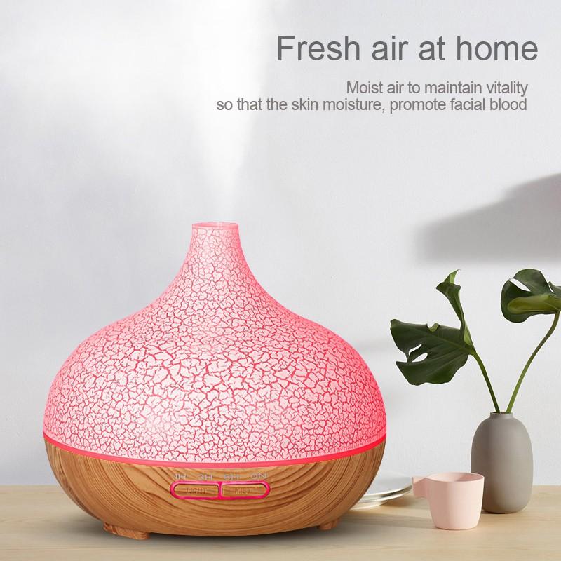 Máy xông tinh dầu phòng ngủ - máy khuếch tán tinh dầu BÍ NGÔ HOA VĂN 550ml -