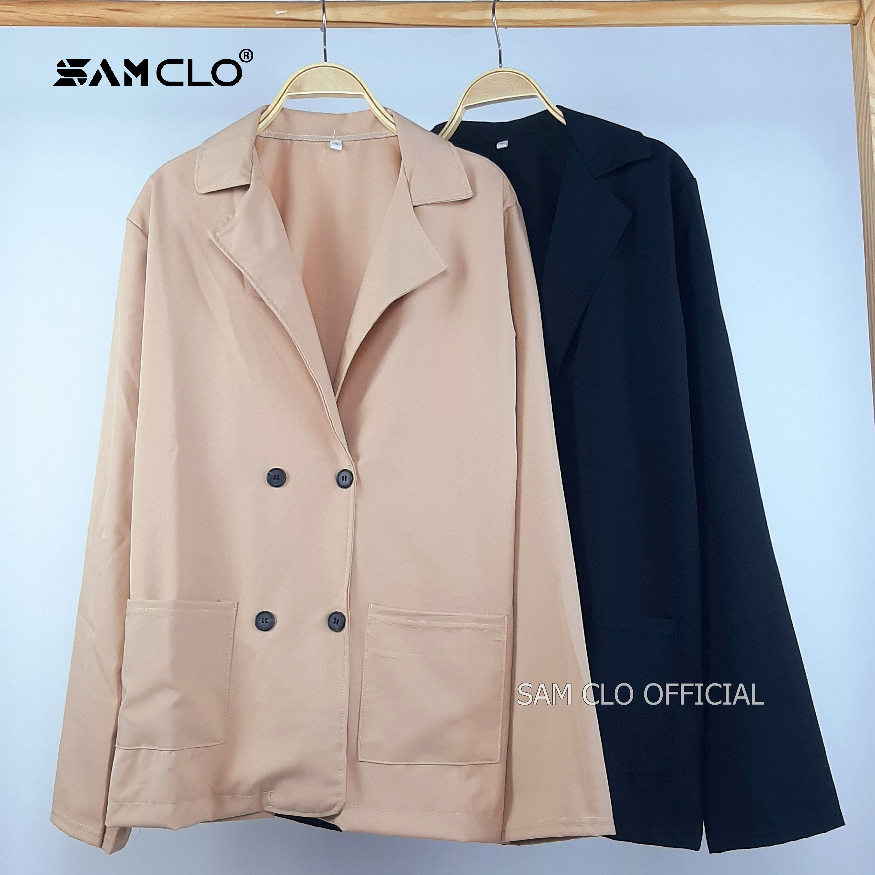 Áo khoác blazer KATE nam nữ SAM CLO form rộng unisex