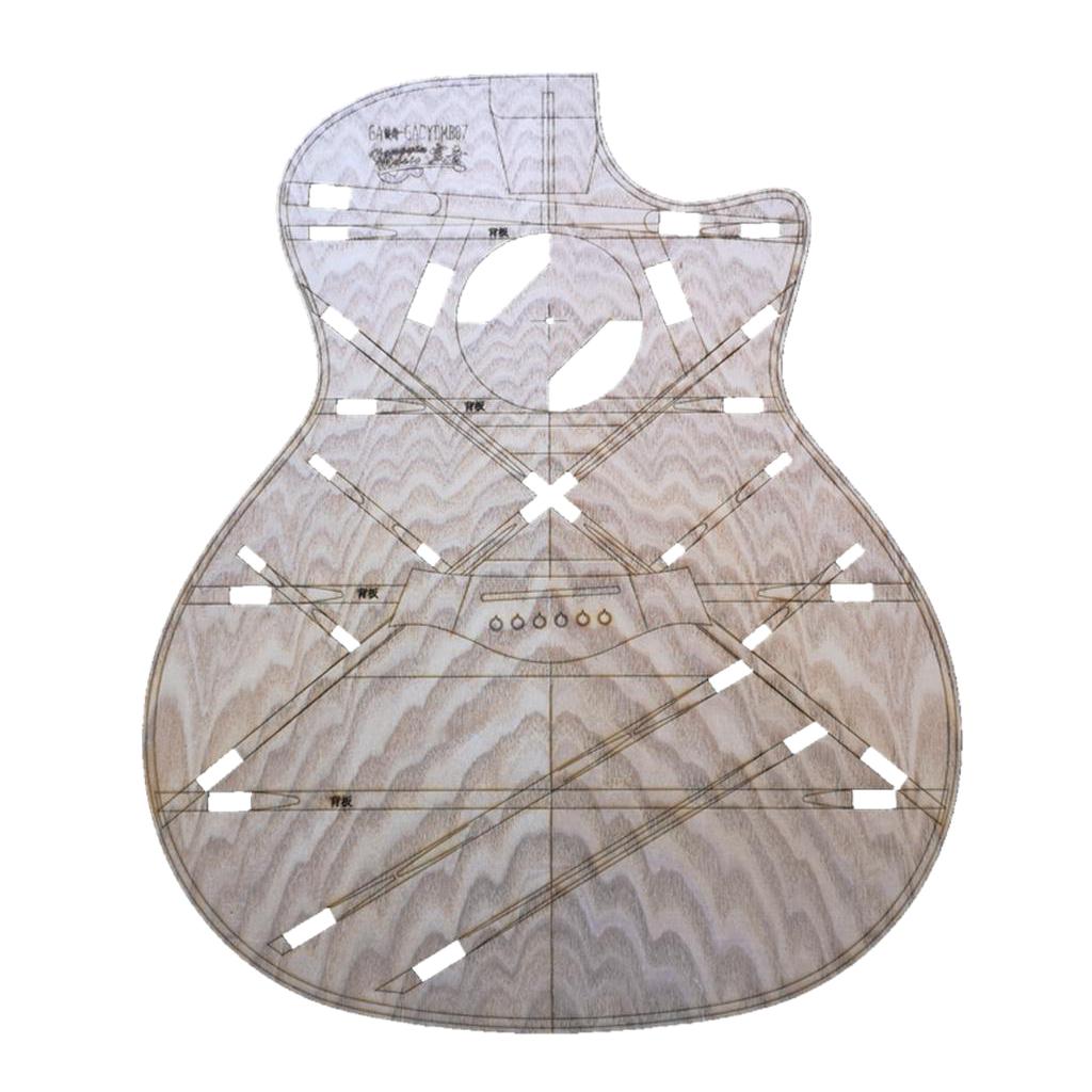 41inch Gỗ GA Góc Cơ Thể Tiêu Bản Acoustic Làm Khuôn Luthier Dụng Cụ