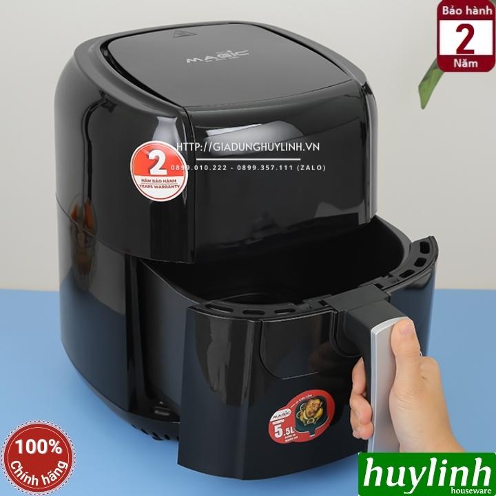 Nồi chiên không dầu điện tử Magic ECO AC-102 - Dung tích 5.5 lít - Made in Thái Lan - Hàng chính hãng