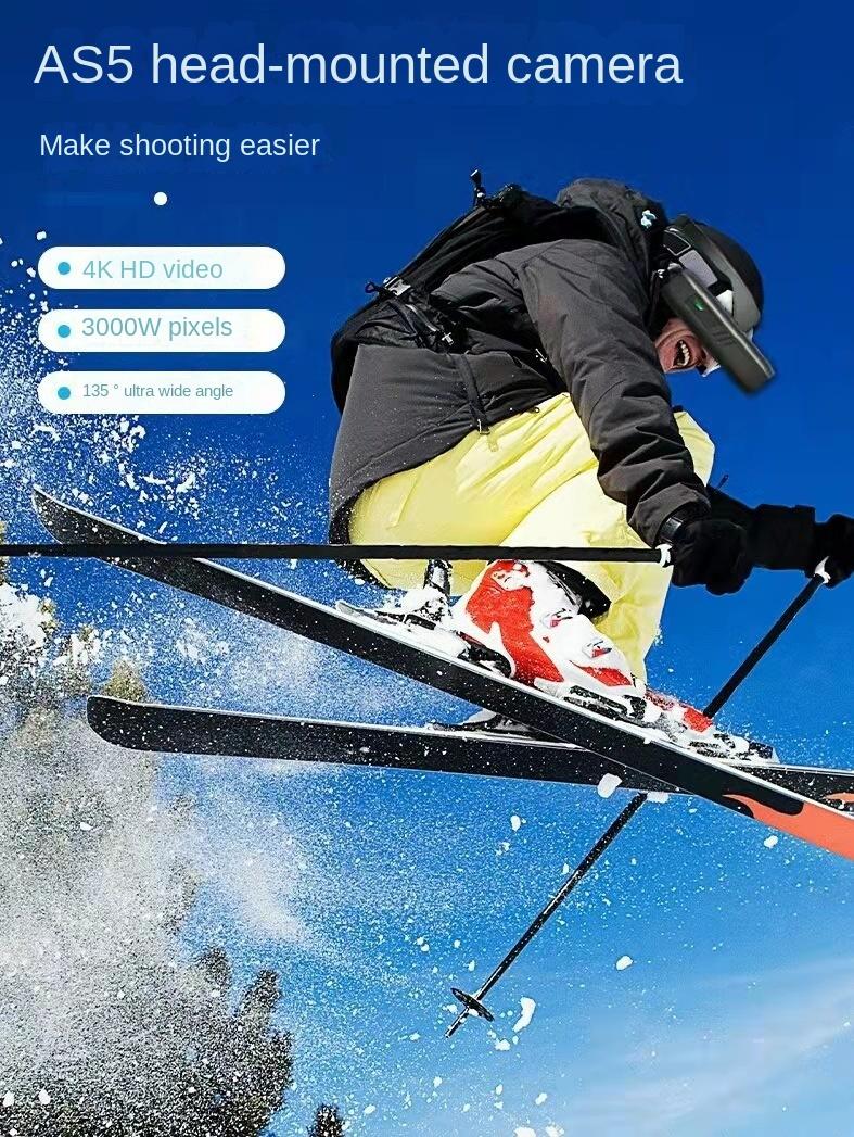 Camera thể thao Headworn Camera thể thao chống rung DV xe đạp xe máy