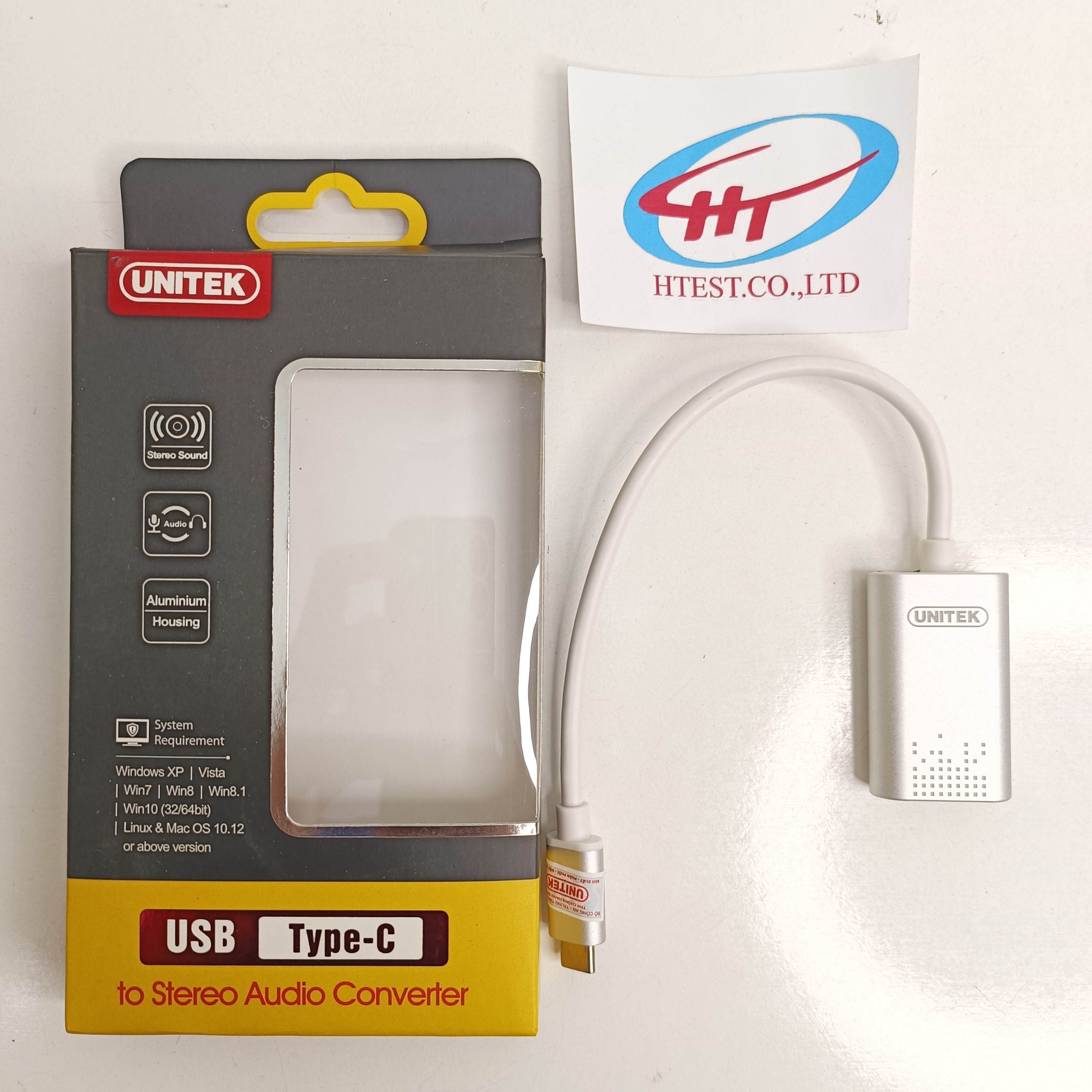 CÁP CHUYỂN USB TYPE-C RA 3.5 LY (MIC/TAI NGHE) UNITEK (Y-248)