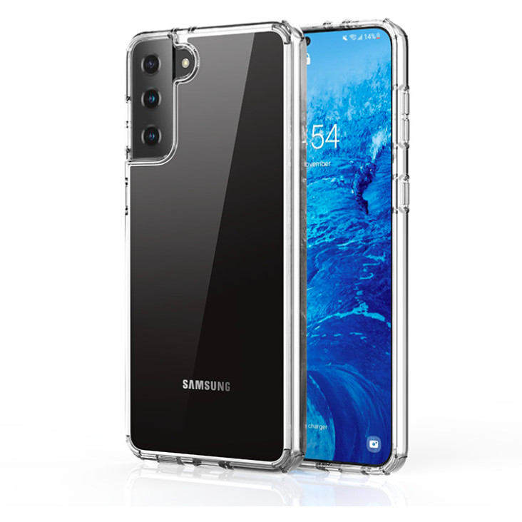 Ốp lưng trong suốt chống sốc chống ố vàng, lưng cứng viền dẻo cho Samsung Galaxy S21, S21 Plus, S21 Ultra chính hãng Likgus bảo vệ toàn diện
