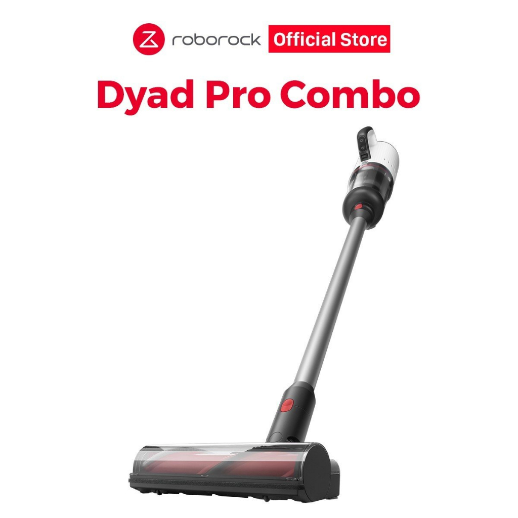 Máy Lau Nhà Kiêm Máy Hút Bụi Cầm Tay 5 Trong 1 Roborock Dyad Pro Combo Lực hút 17000PA - Hàng Chính Hãng