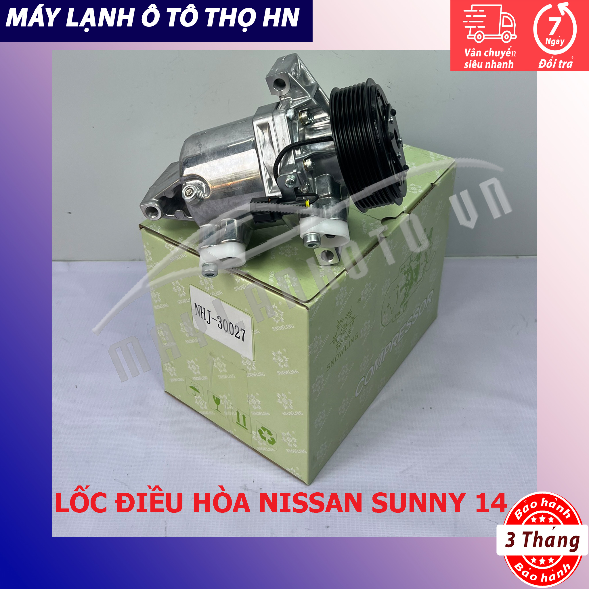 Lốc điều hòa Nissan Sunny 2012 2013 2014 hàng Trung Quốc 12 13 14